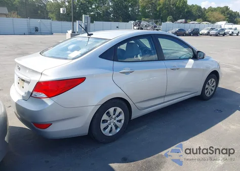 2016 Hyundai Accent Se z USA, uszkodzony, nr VIN KMHCT4AE7GU942616